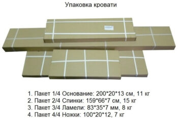 Кровать Габриела 180 черная + матрас Oscar - Image 9