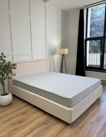 Кровать Доминика 180 бежевая + матрас Sergio - Image 6
