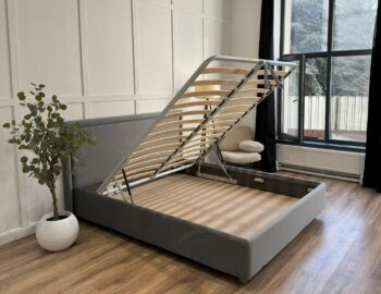 Кровать Доминика ПМ 180 серая - Image 7