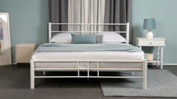 Кровать Chris 180 белая + матрас Sergio - Image 9