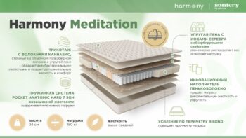 Матрас Askona Sontery Harmony Meditation 160x200