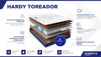 Матрас Askona Sontery Hardy Toreador 180x200