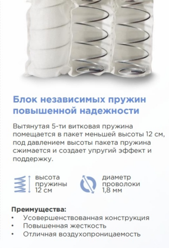 Матрас Askona Sontery Prime Hit 180x200 - Image 5