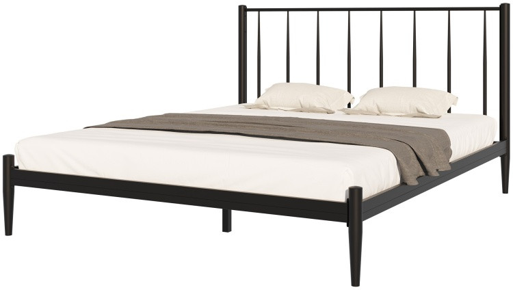 Кровать Глория 180 черная + матрас Sergio — изображение 4