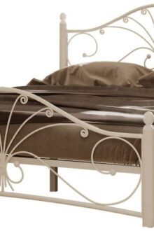 Кровать Марсела 120 кремовая