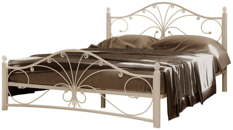 Кровать Марсела 120 кремовая