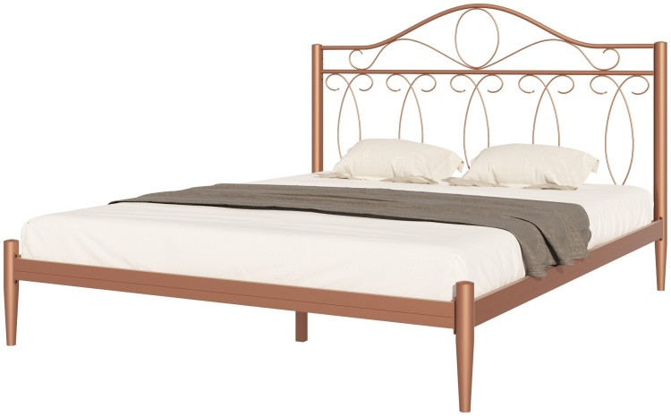 Кровать Адриана 160 бронзовая + матрас Oscar — изображение 4