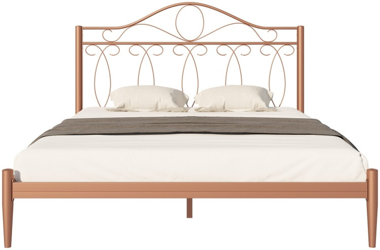 Кровать Адриана 160 бронзовая + матрас Oscar — изображение 7