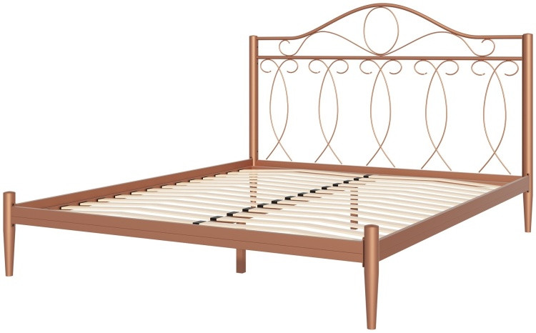 Кровать Адриана 160 бронзовая + матрас Oscar — изображение 5