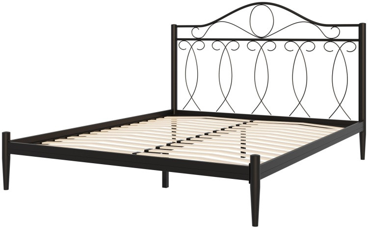 Кровать Адриана 160 черная + матрас Oscar — изображение 4