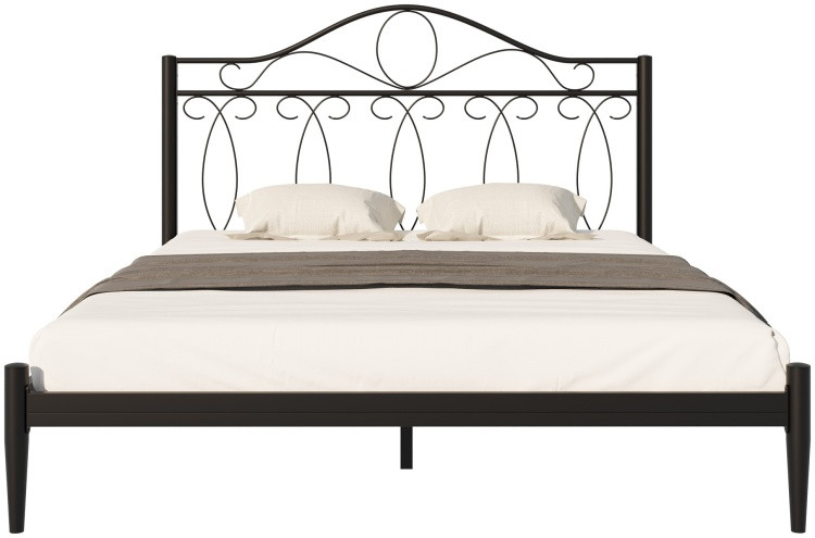 Кровать Адриана 160 черная + матрас Oscar — изображение 6