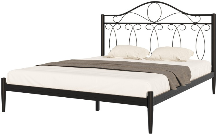 Кровать Адриана 160 черная + матрас Oscar — изображение 7