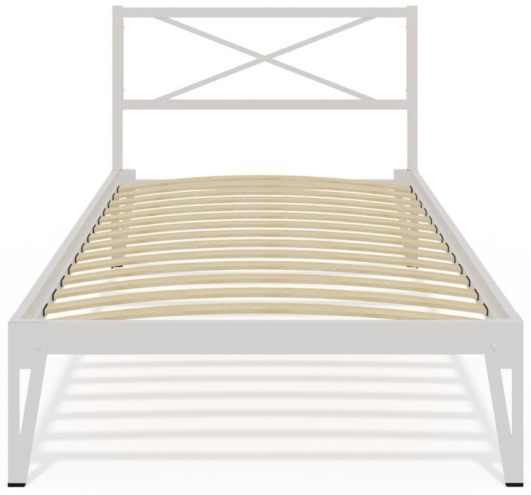 Кровать Dreamo Тея + Матрас Oscar, 90x200, белый — изображение 3