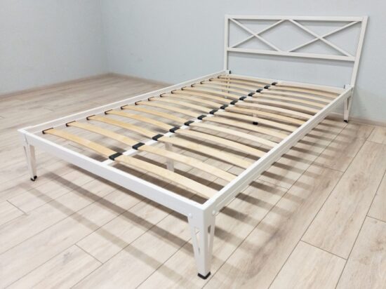 Кровать Dreamo Тея + Матрас Oscar, 160x200, белый — изображение 3