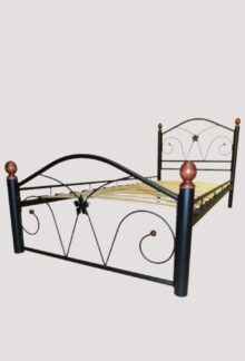 Кровать Селена 90 черная металл