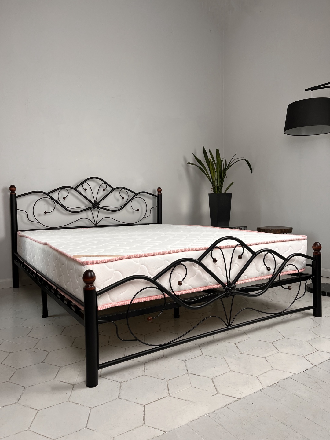 Кровать Габриела 160 черная