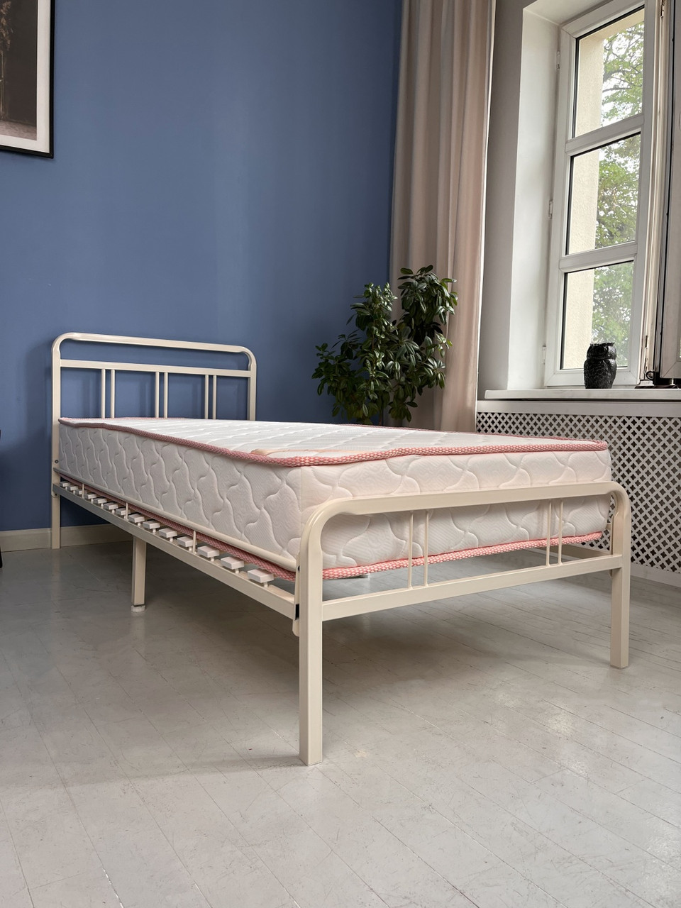 Кровать Кармэла 90 кремовая