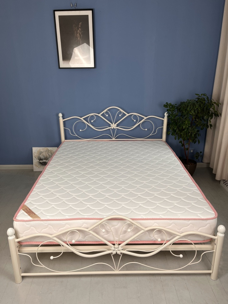 Кровать Габриела 160 кремовая