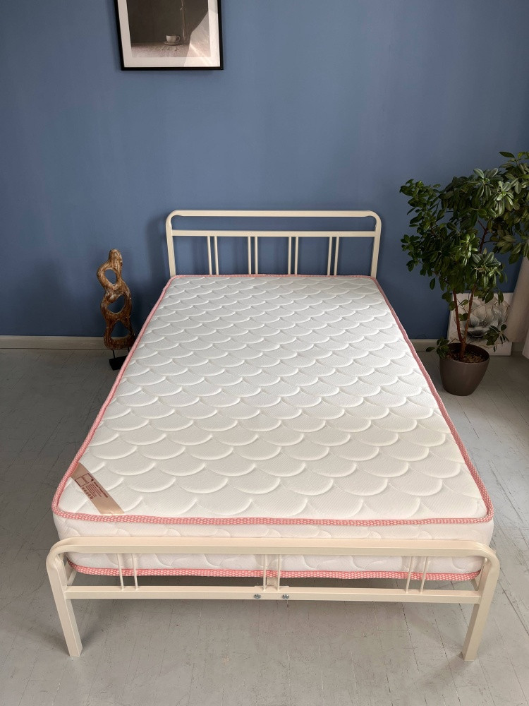 Кровать Кармэла 140 кремовая