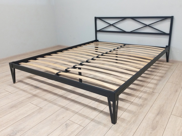 Кровать Dreamo Тея, 160x200, черный