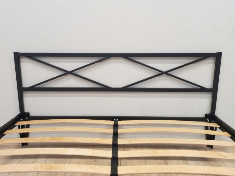 Кровать Dreamo Тея, 140x200, черный — изображение 4