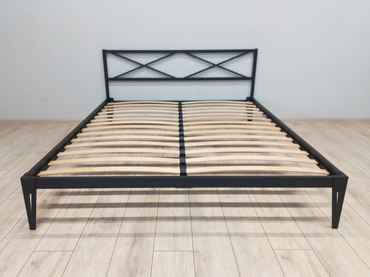 Кровать Dreamo Тея, 140x200, черный — изображение 7