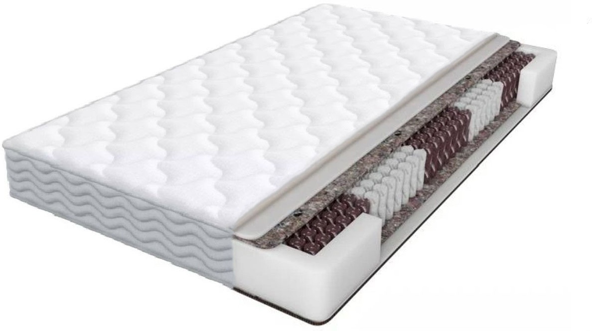 Матрас Askona Terapia Pulse, 140x200x210 см, чехол трикотаж, белый