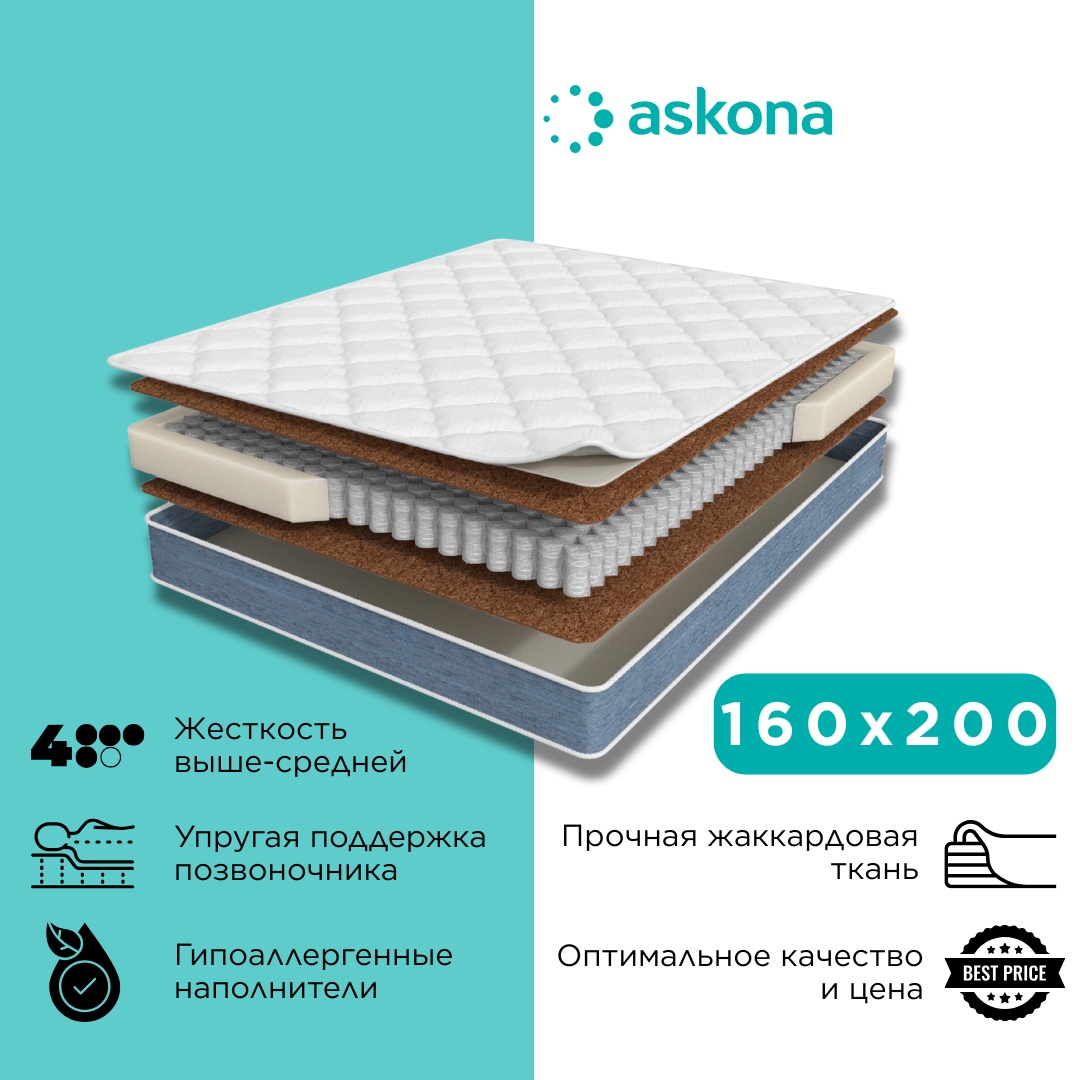 Матрас Askona Dream Bern 160
