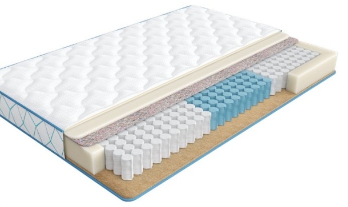 Матрас Askona Sky Frost, 90x200x19 см, чехол трикотаж