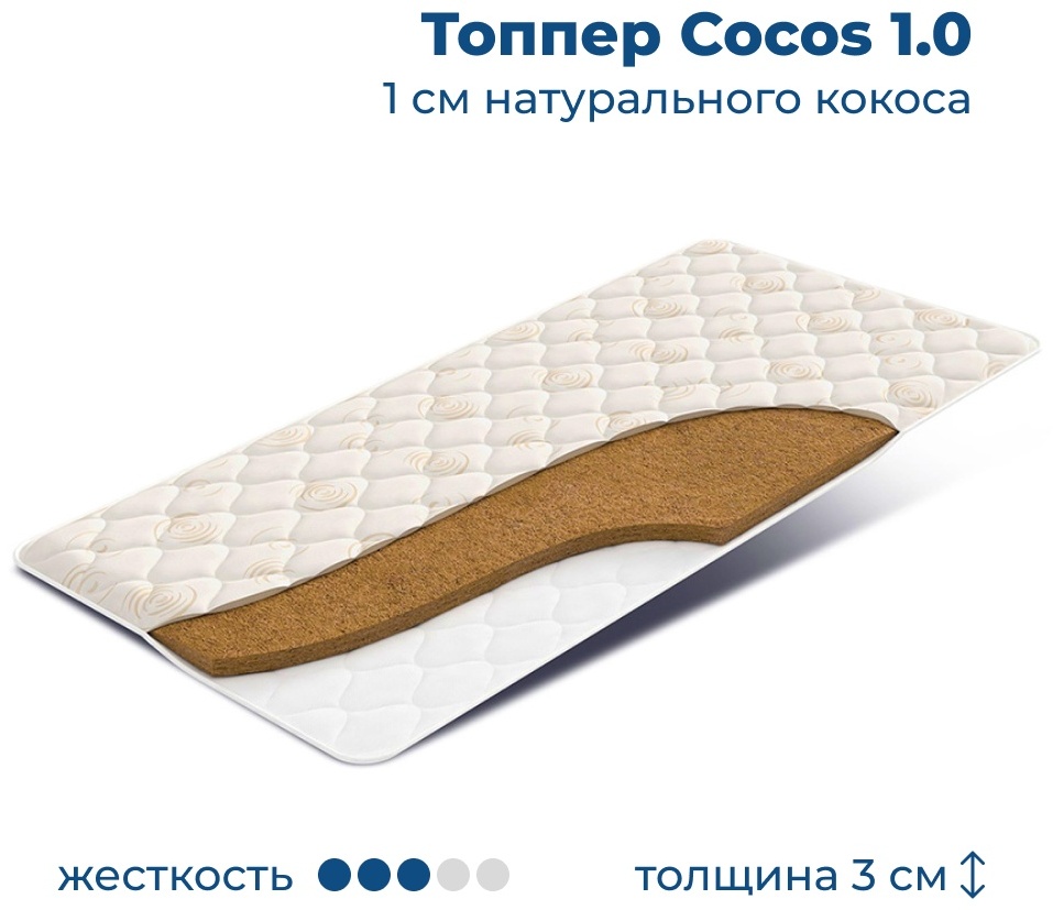 Топпер Кокос, 180x200x3 см