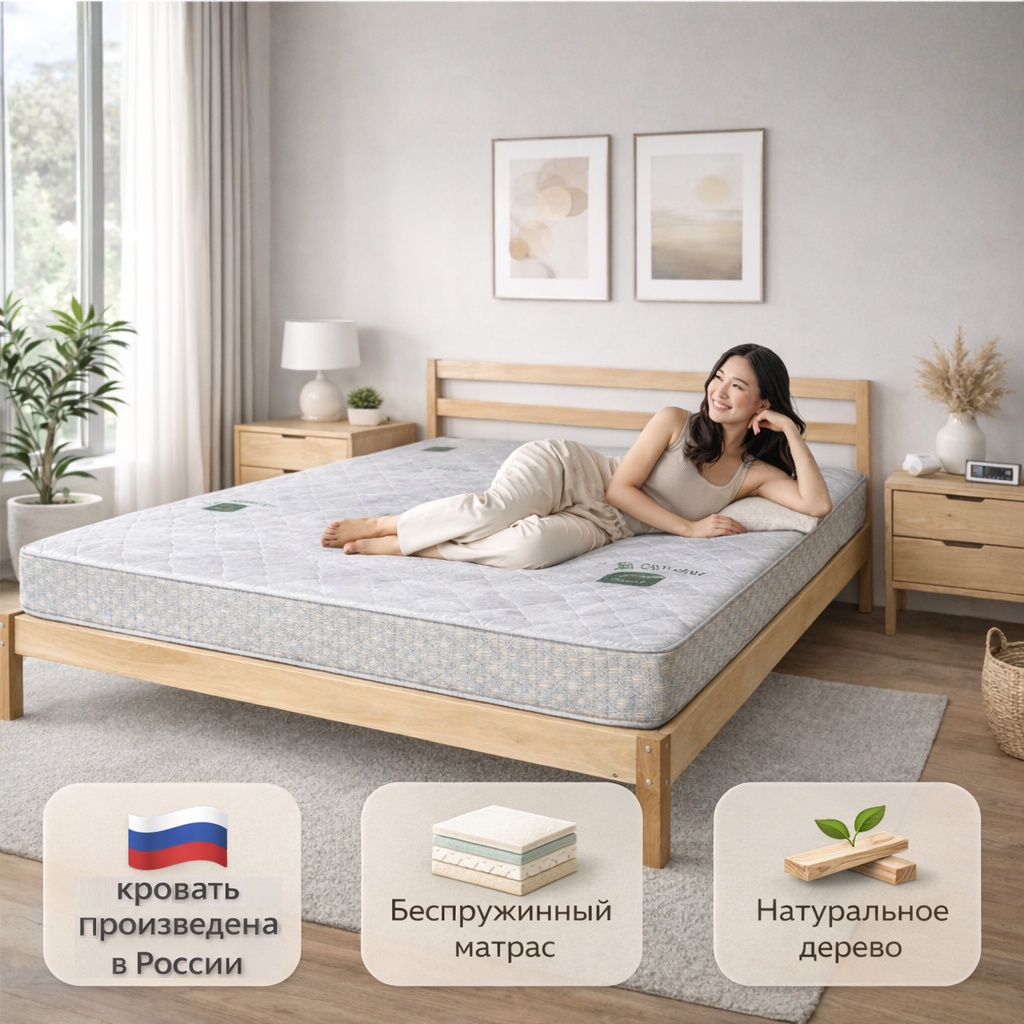 Кровать Dreamo Фиона Bruno 180x200