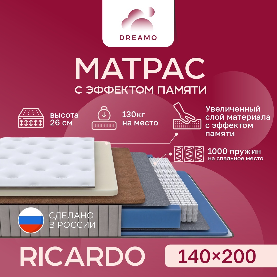 Матрас Dreamo Ricardo 140