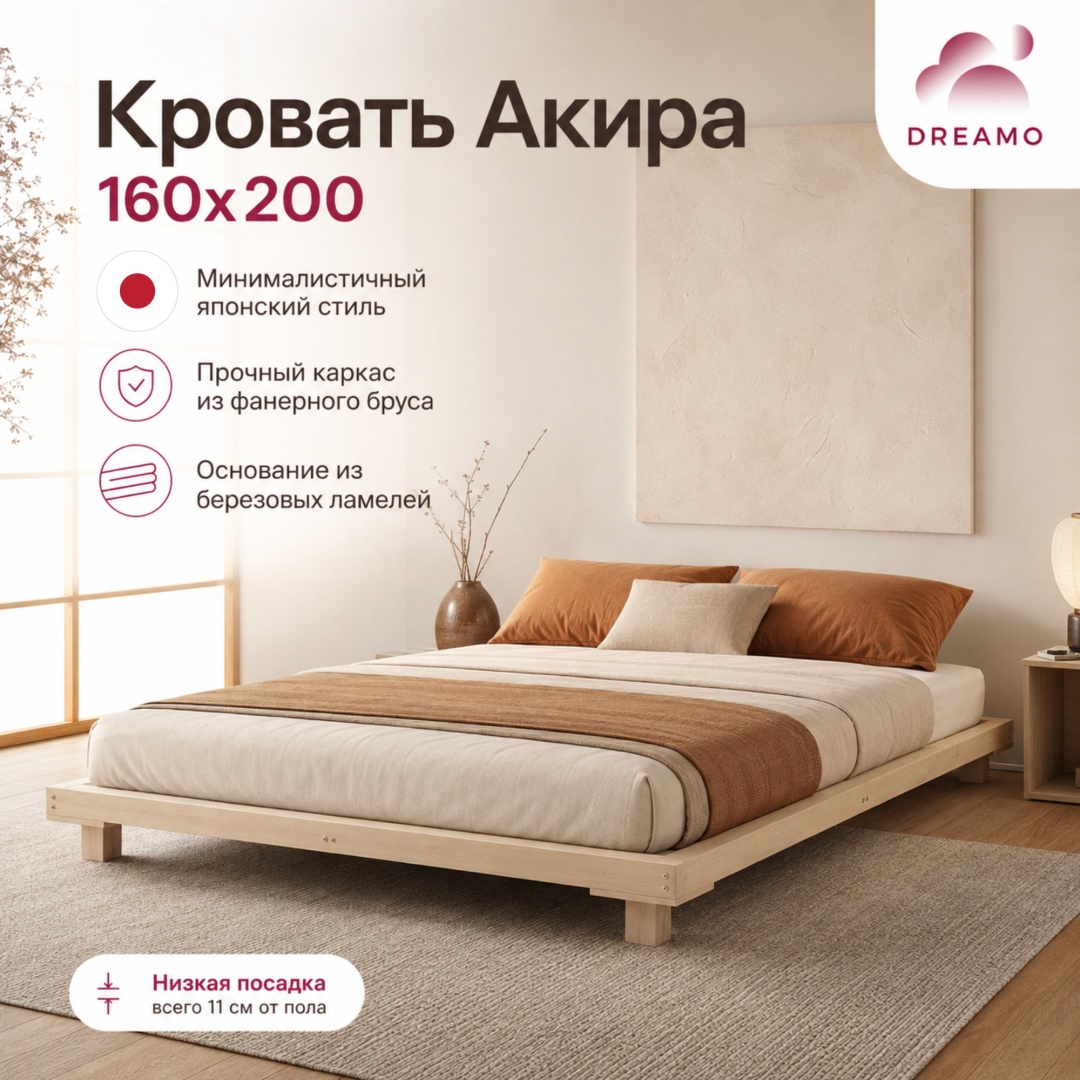 Кровать Акира 160*200
